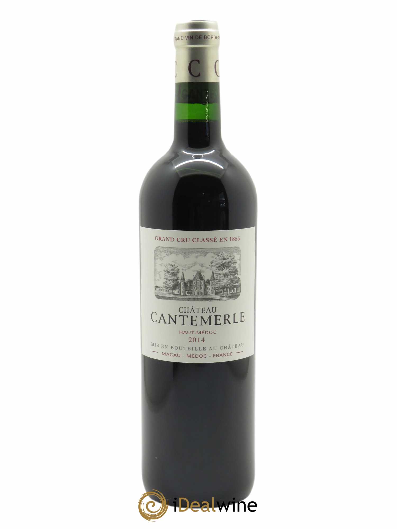 Château Cantemerle 5ème Grand Cru Classé (CBO à partir de 6 bts) 2014 - Lot de 1 Bouteille