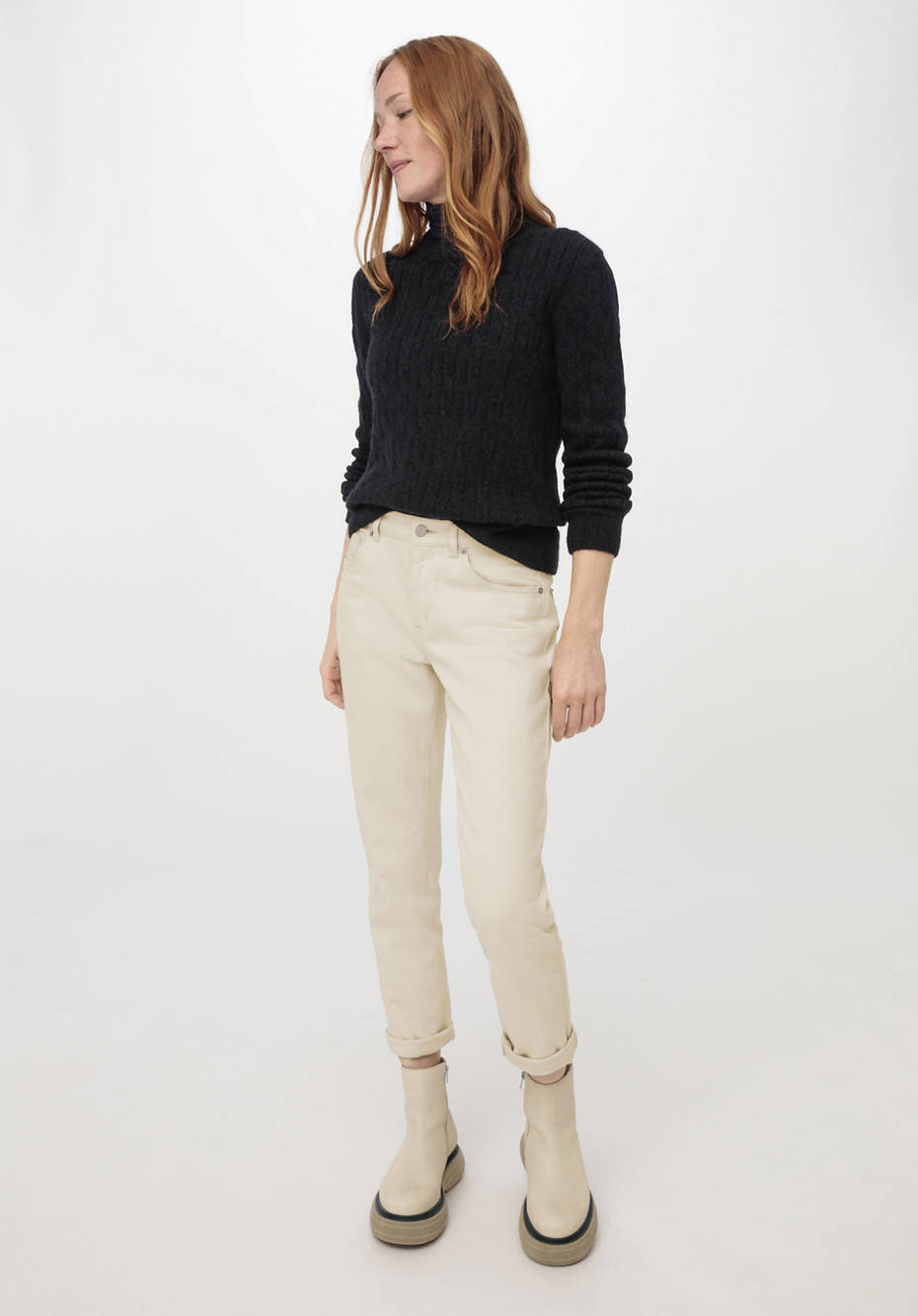 Pullover aus reinem Baby-Alpaka