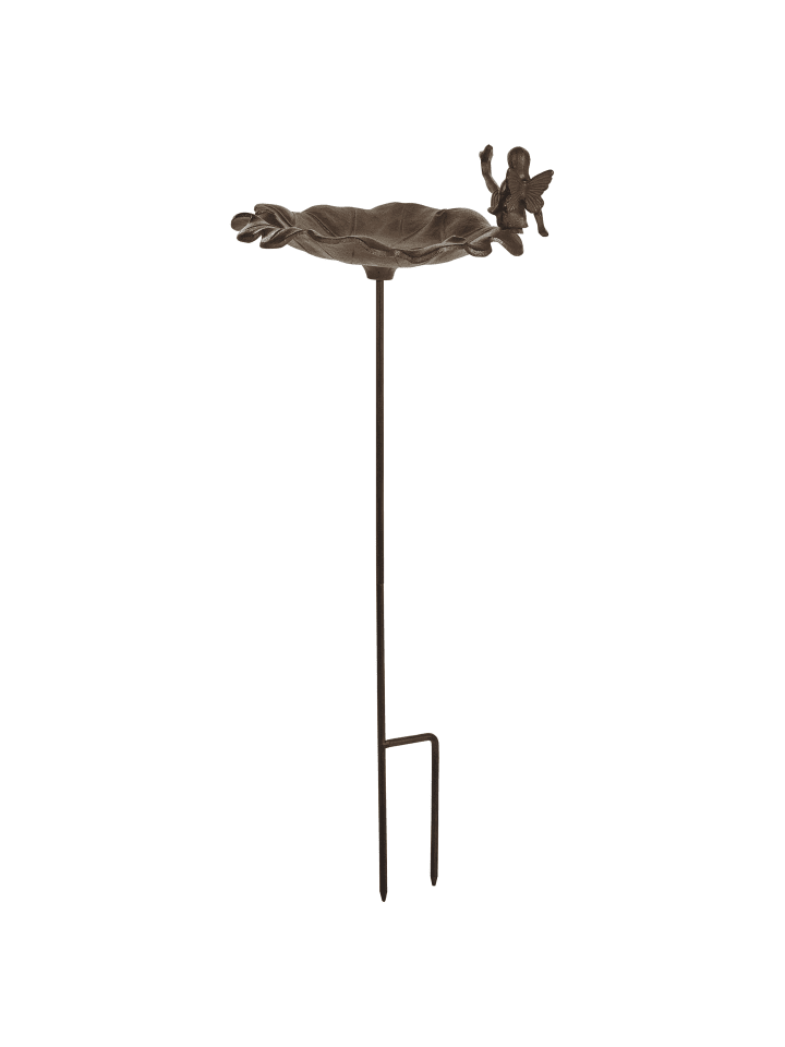 Beliani Vogelbrunnen MAGPIE in Braun - (W) 27 x (H) 65 x (L) 27 cm günstig kaufen onesize