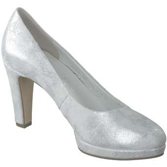 Gabor Brautschuh Plateau Pumps in weiß