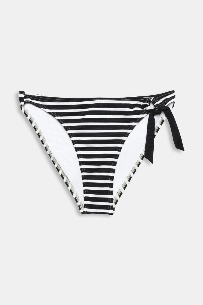 Bikini-Slip mit Streifenmuster