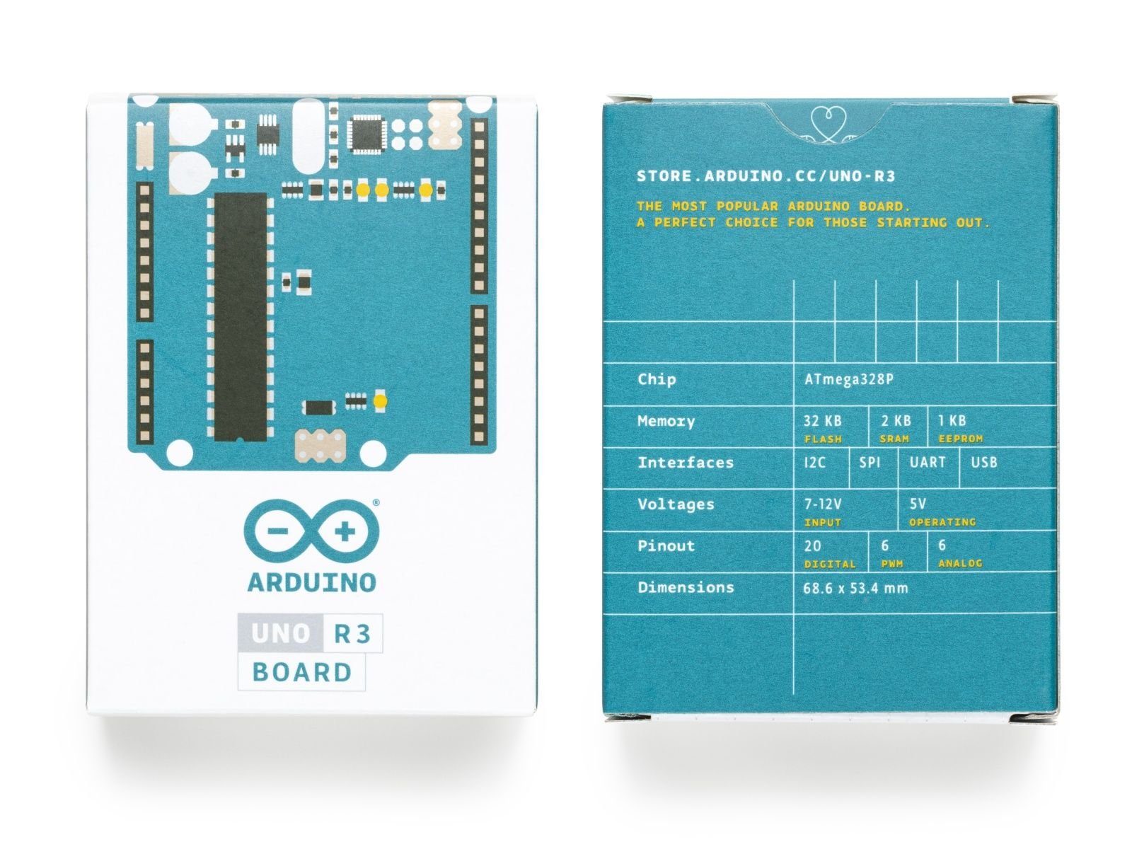 Arduino ARDUINO ®, Uno Rev3, A000066 Mini-PC