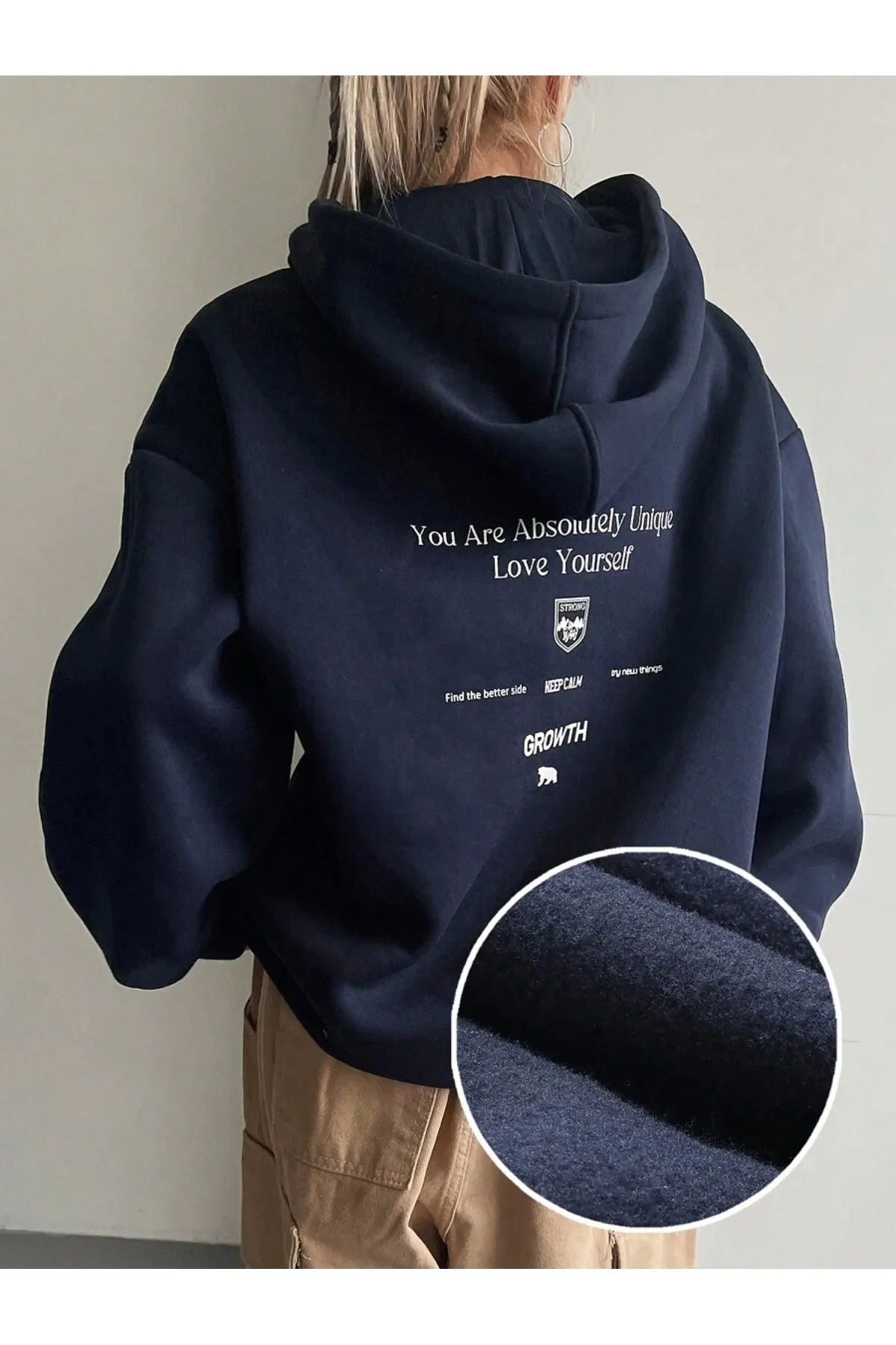 MOONBULL  Sweatshirt - Dunkelblau - Regular Fit