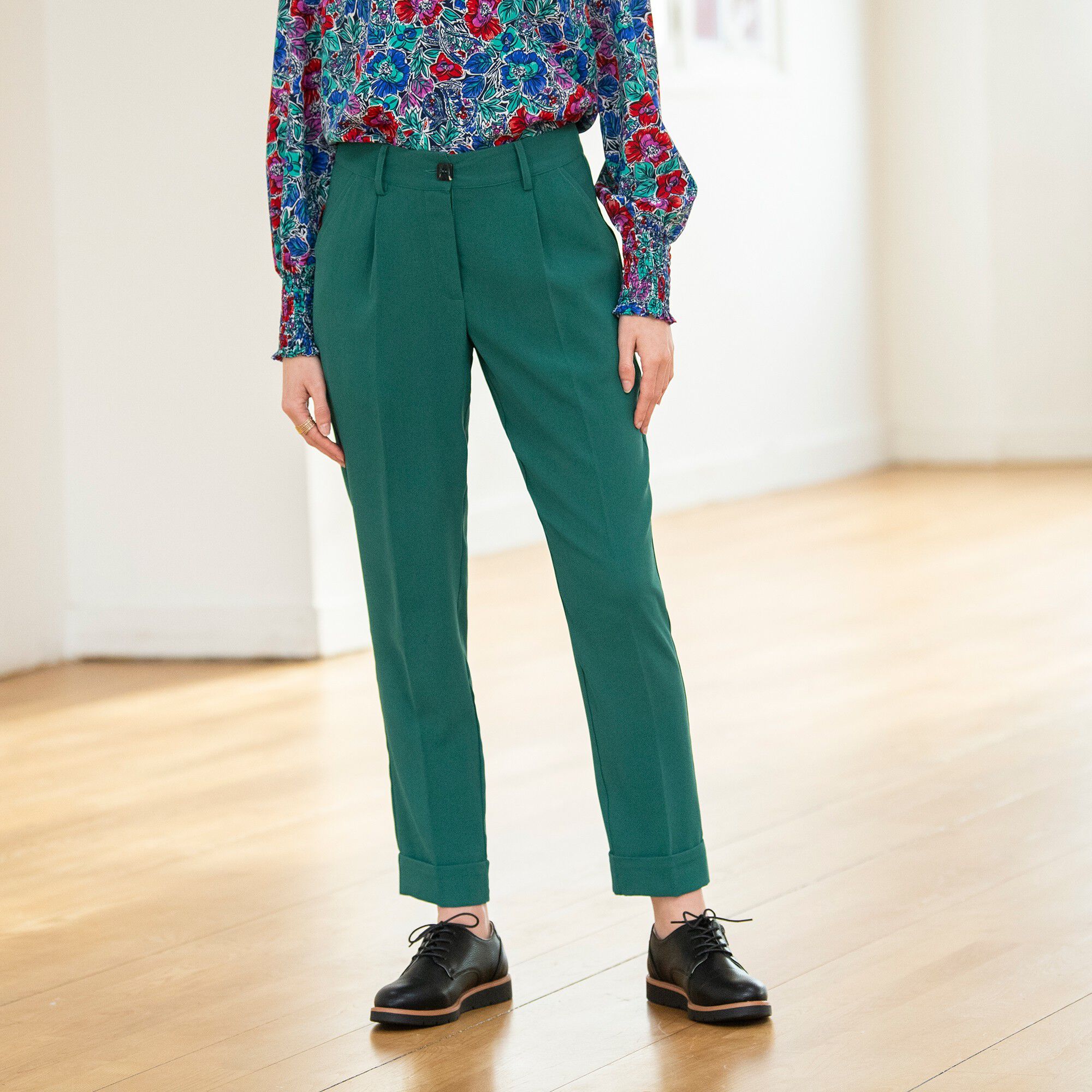 Pantalon 7/8ème fuselé fluide
