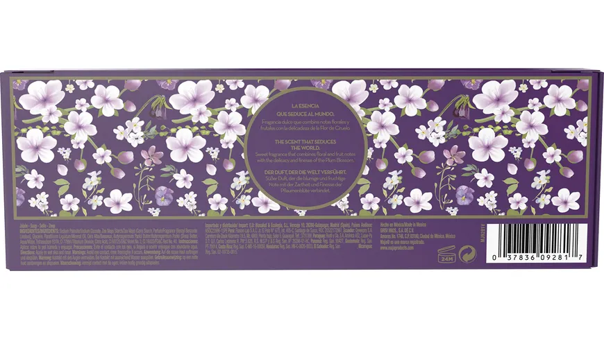 Maja Seife Pflaumenblüte rund im Set 300 g