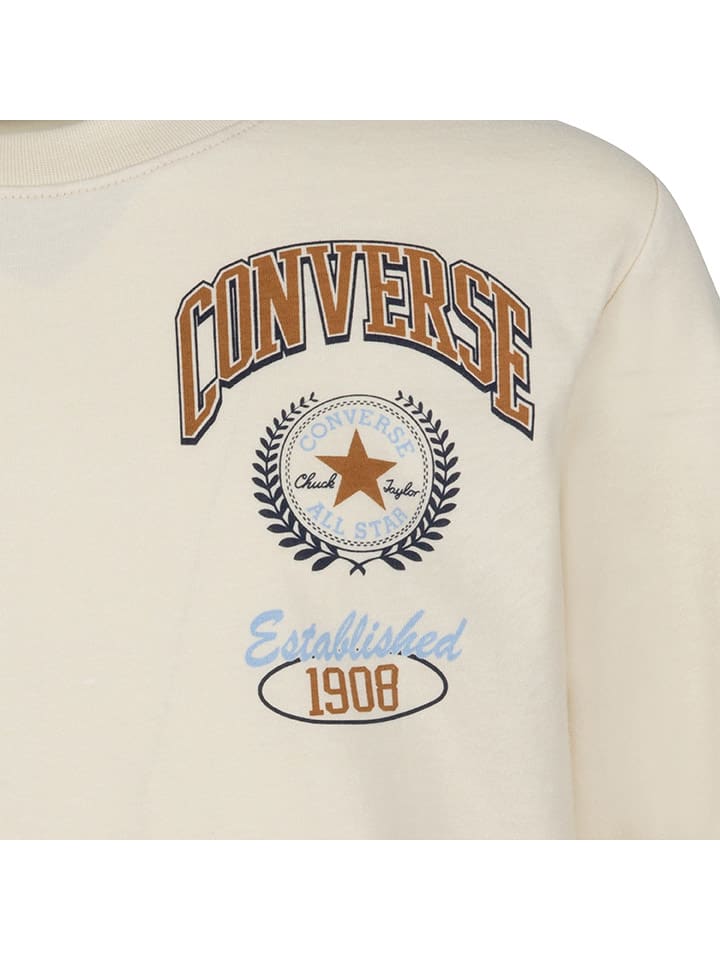 Converse Sweatshirt in Creme günstig kaufen