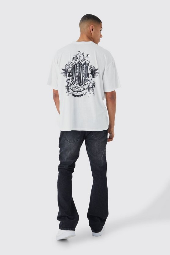 Slim-Fit Schlagjeans mit 3D-Tasche