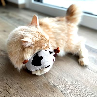 Aumüller Katzenspielzeug Kuh Ella mit Baldrian