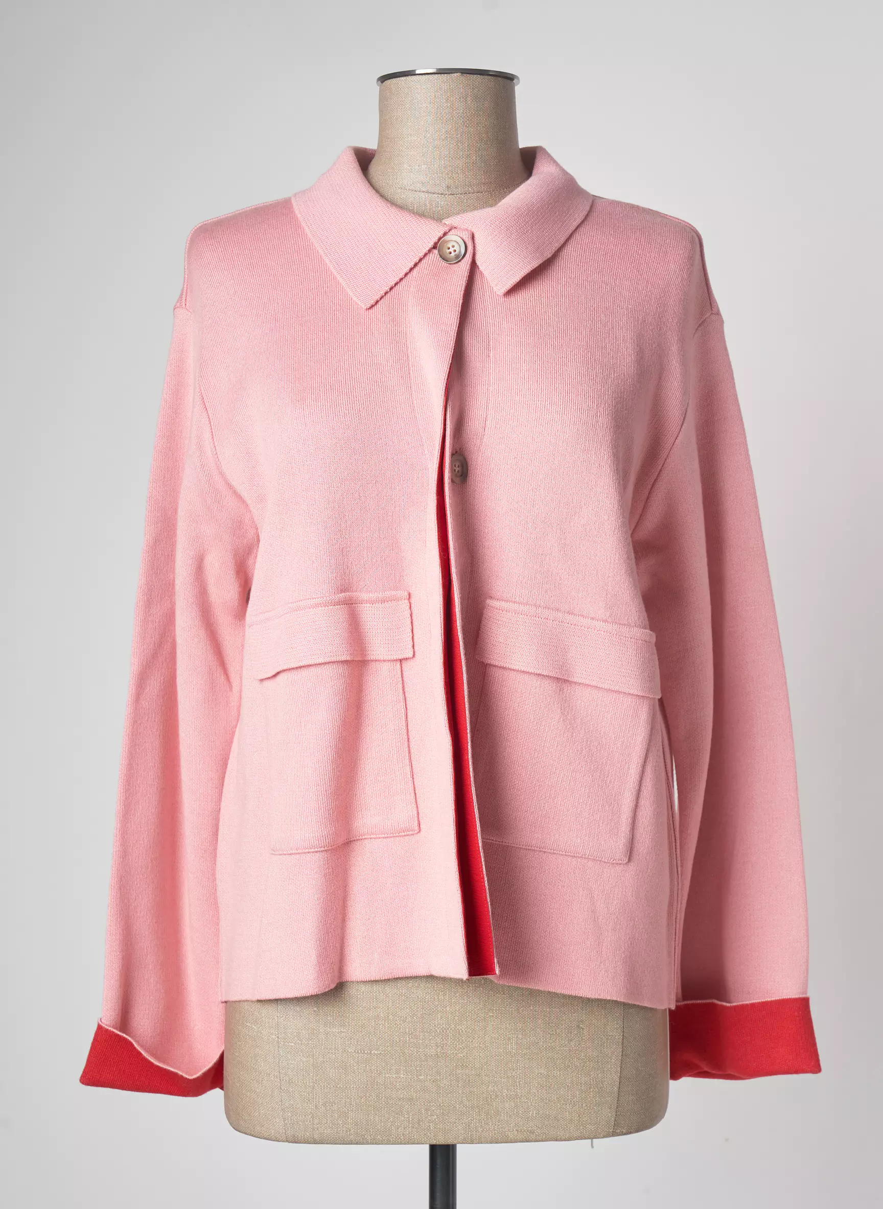 Devernois Cardigans Femme couleur rose