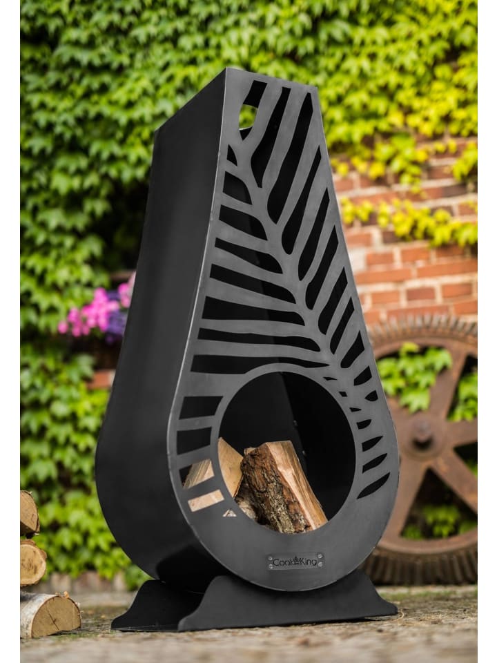 GMD Living Gartenkamin LIMA in Schwarz günstig kaufen 50 x 33 cm