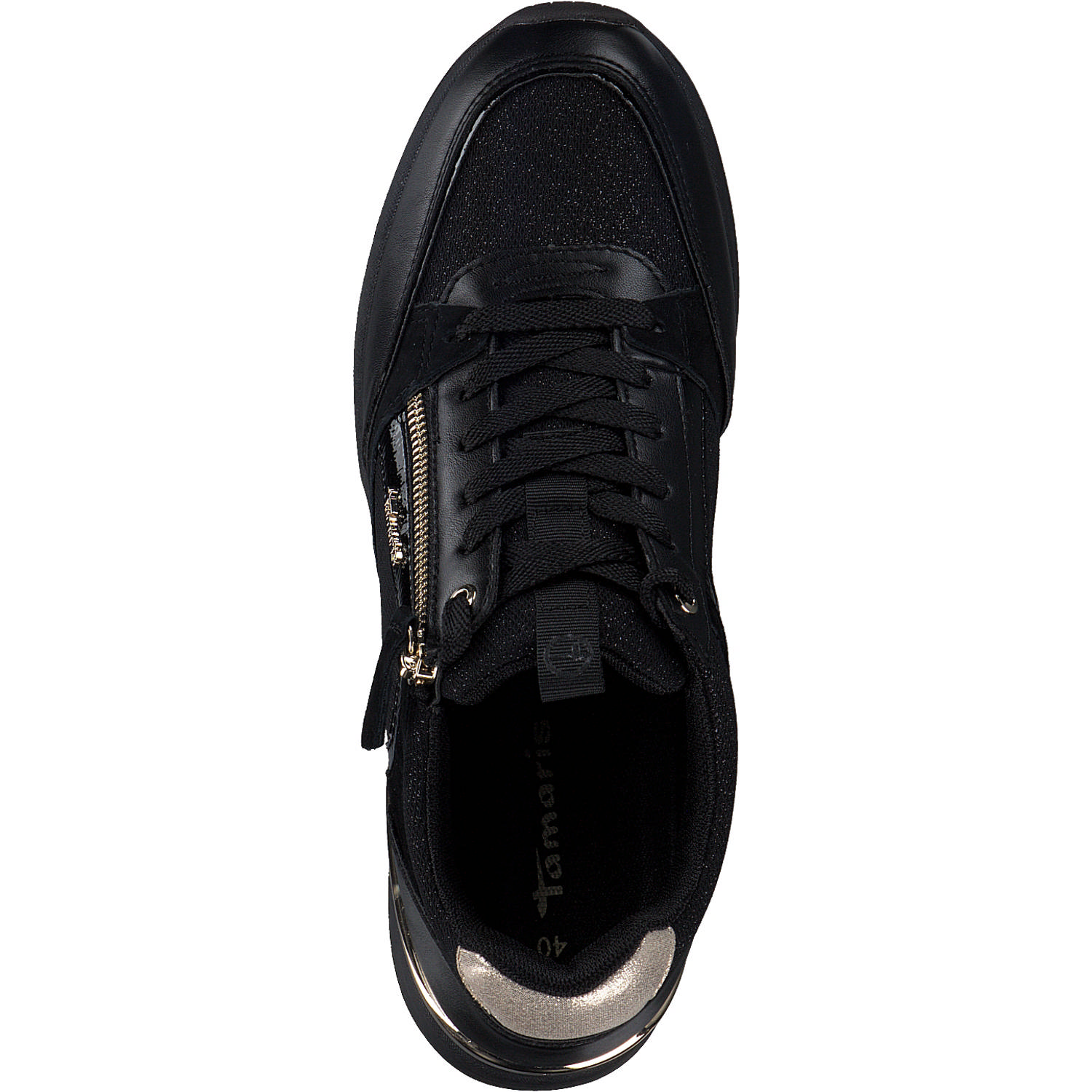 Tamaris 23703, Sneakers Low, Damen, Schwarz