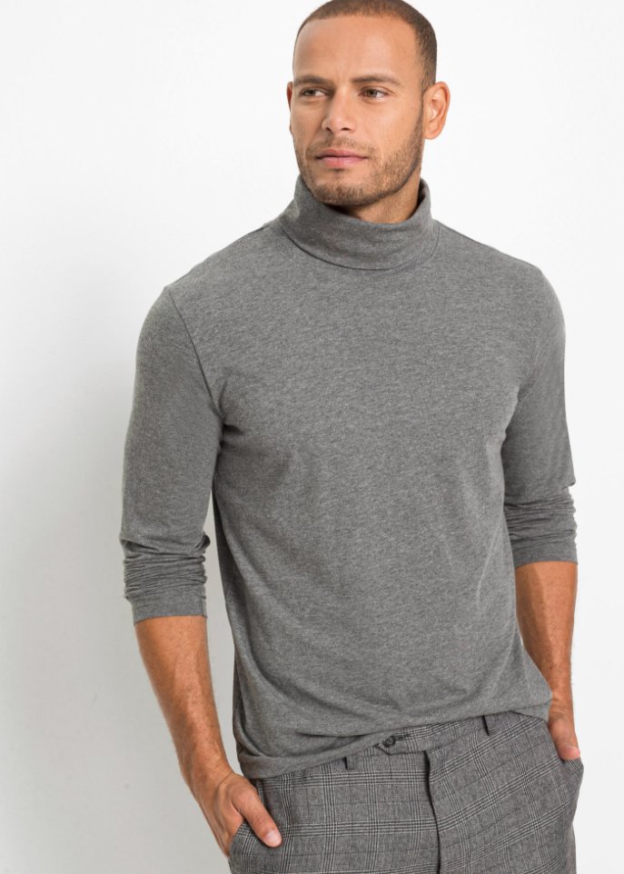 Langarmshirt m. Rollkragen (2er Pack)