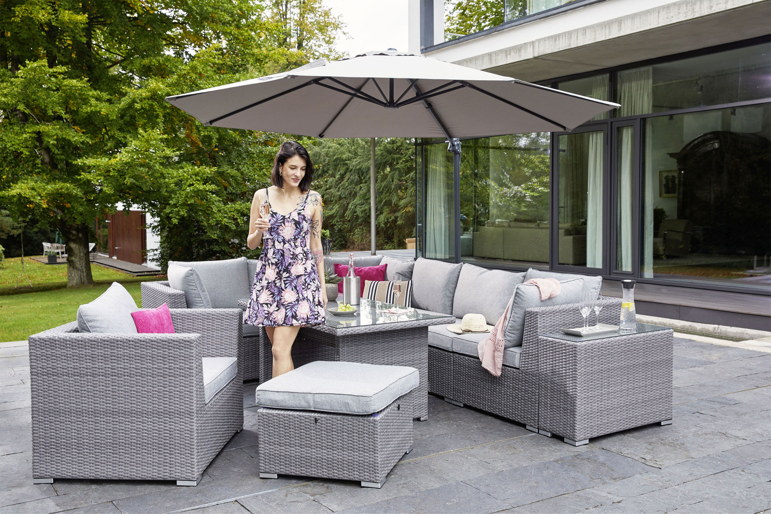 OUTDOORGartensofa Mittelelement