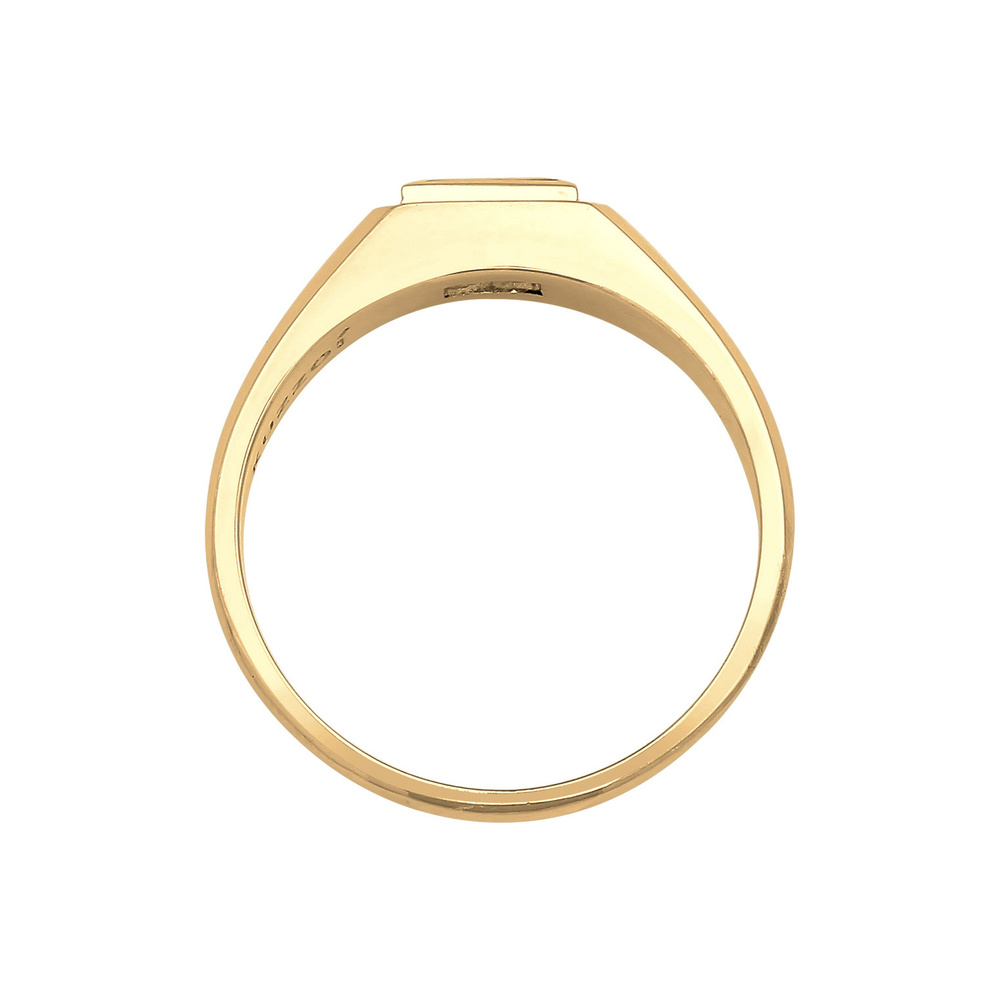 KUZZOI KUZZOI Bague Hommes Simple Elégant avec topaze en argent sterling 925 Bague