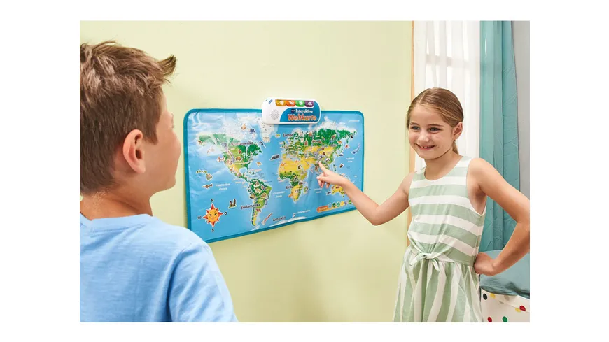 VTech 615704 - School & Go - Interaktive Weltkarte