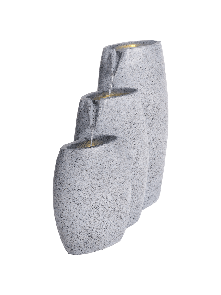 Beliani Gartenbrunnen ARKLE in Grau - (W) 63 x (H) 70 x (L) 28 cm günstig kaufen onesize