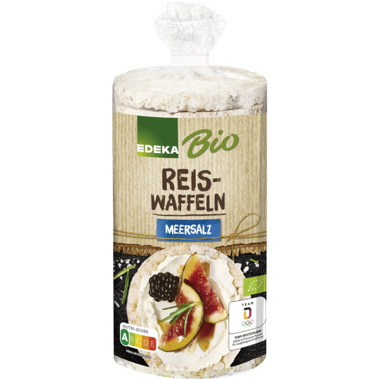 EDEKA Bio Reiswaffeln mit Meersalz 100G