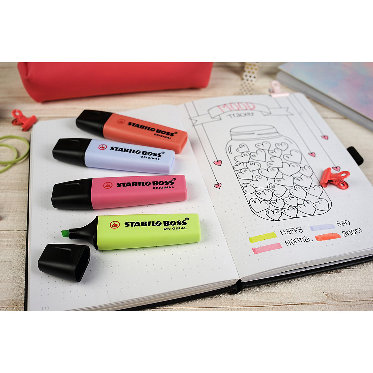 Textmarker BOSS ORIGINAL Pastel, 8 Farben