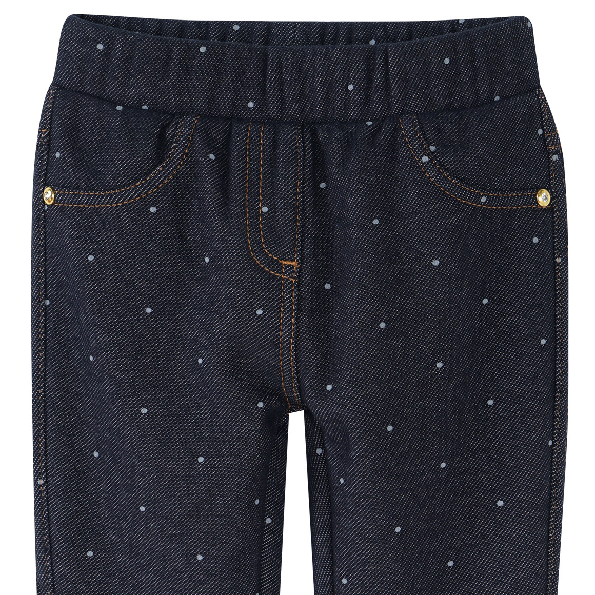 Mädchen Thermo-Jeggings mit Pünktchen-Print