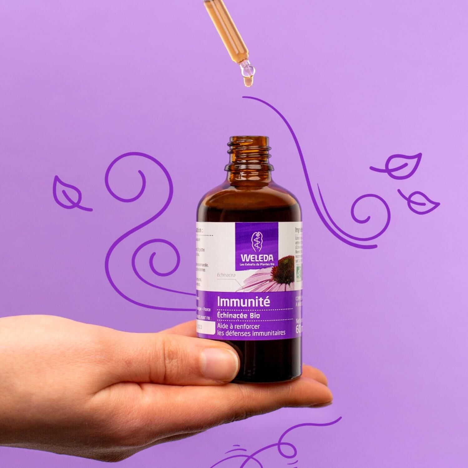 Weleda EPB® Échinacée Bio Immunité - Complément Alimentaire Naturel - 60 ml