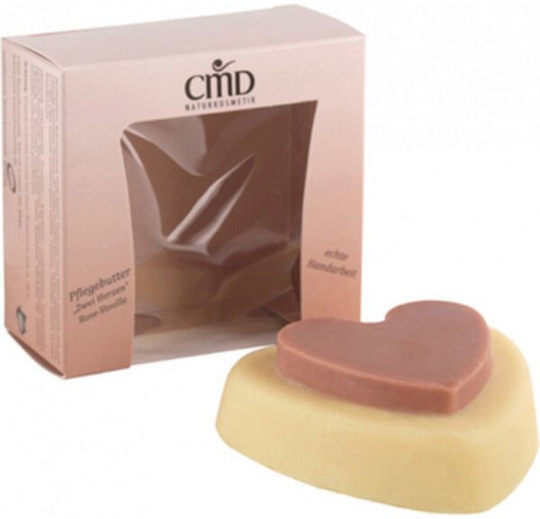 CMD Naturkosmetik Zwei Herzen Rose-Vanille Körperbutter
