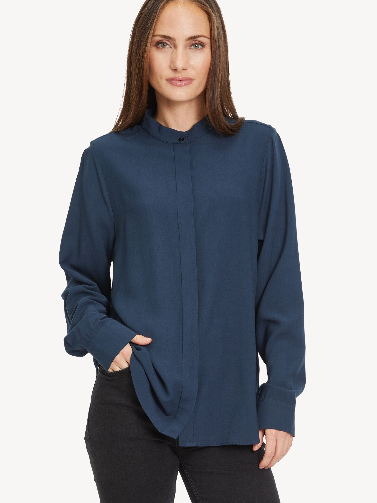 Boho Bluse - bleu