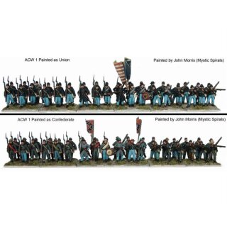 American Civil War: Infantry (1861-1865) plastic boxed set (36)