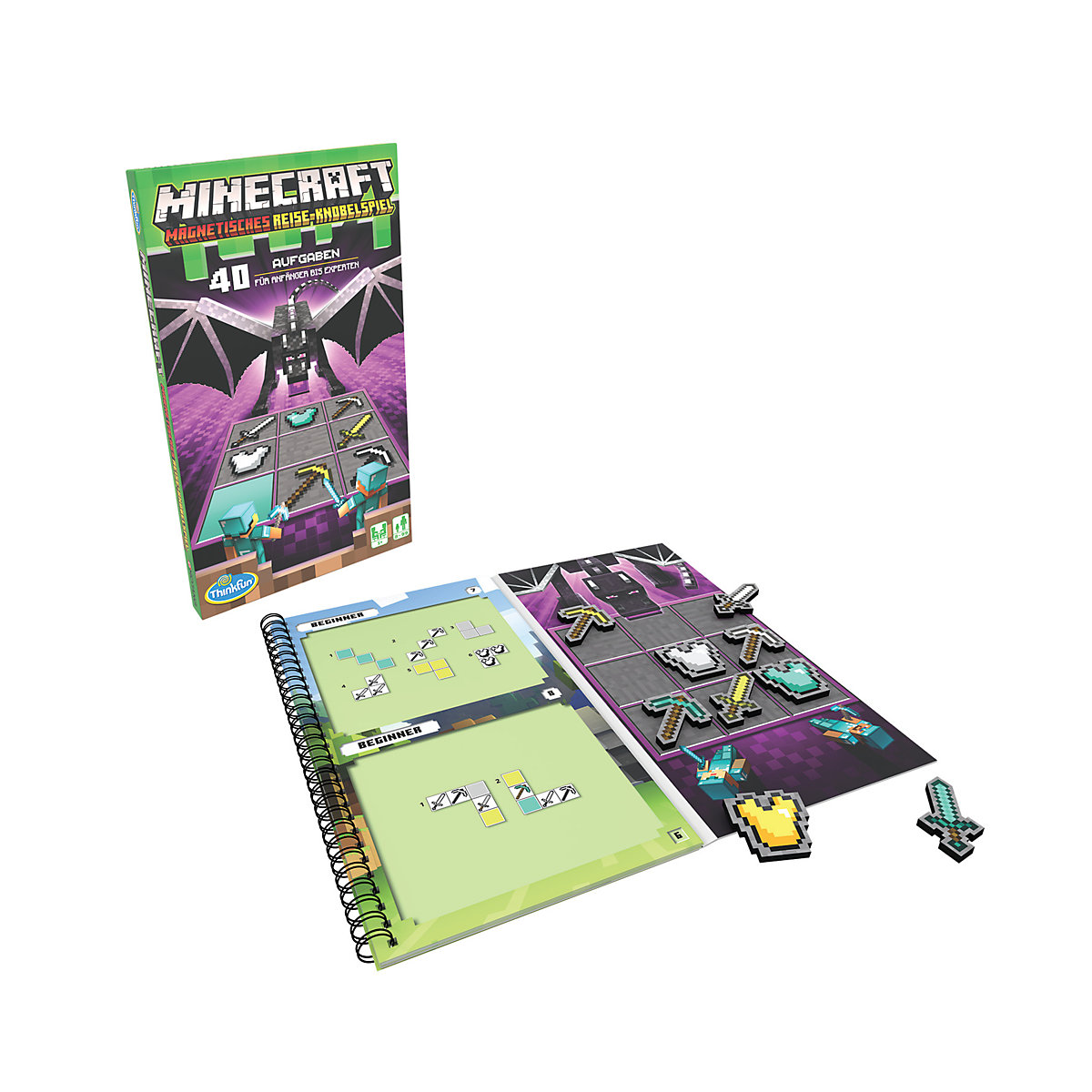 Thinkfun® Minecraft - Das Magnetische-Reisespiel