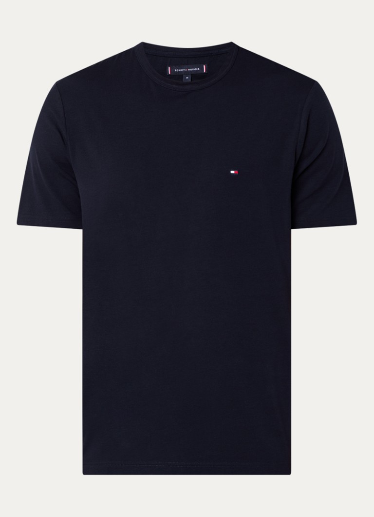 Tommy Hilfiger T-shirt in lyocell blend with logo embroidery