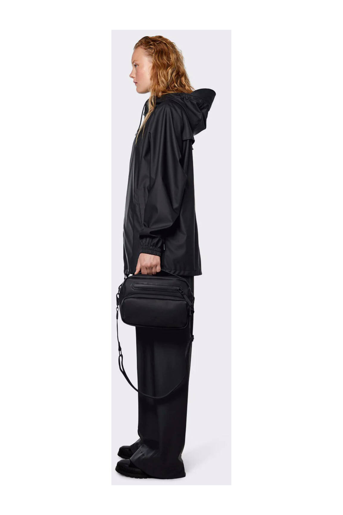 Rains Impermeables Trenchs Unisexe couleur noir