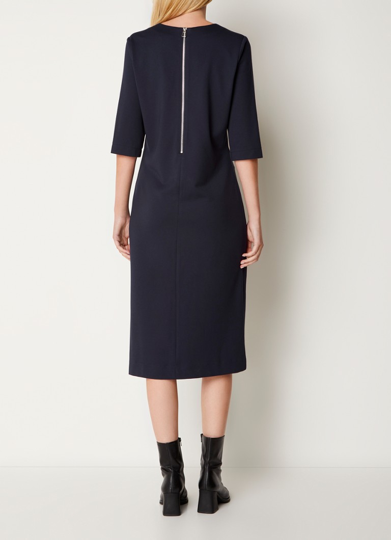 Rochie midi Josephine & Co Pippa tricotată cu decolteu în V