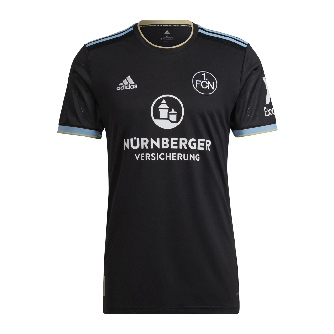 adidas 1. FC Nürnberg Trikot 3rd 22/23 Schwarz