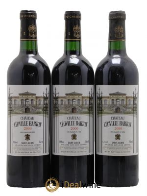 Château Léoville Barton 2ème Grand Cru Classé  2000 - Lot de 3 Bouteilles