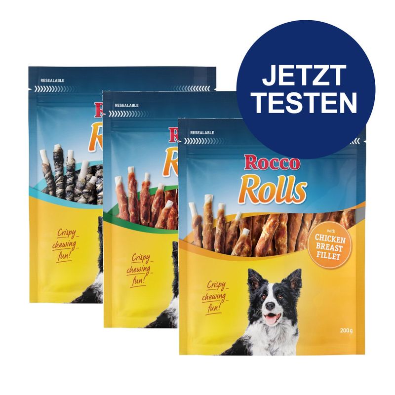 Probierpaket Rocco Rolls Kaurollen 3 x 200 g