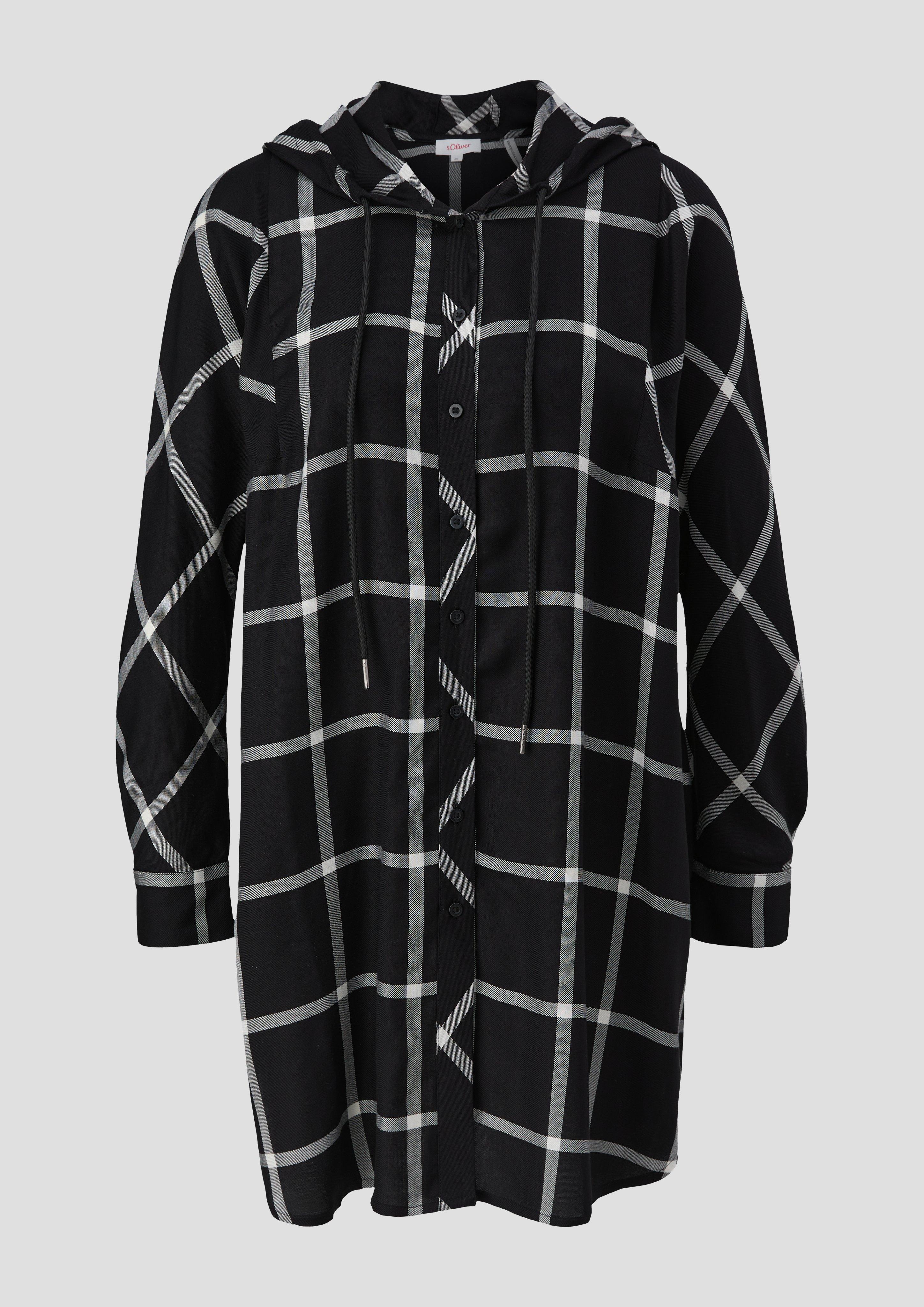 Longbluse aus Viskosemix  2139185-99N3
