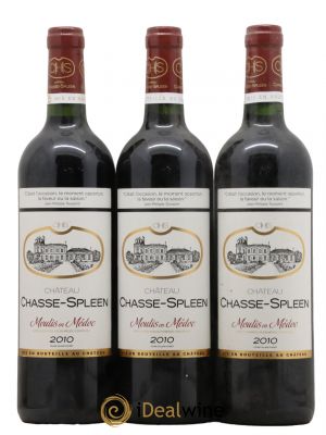 Château Chasse Spleen  2010 - Lot de 3 Bouteilles