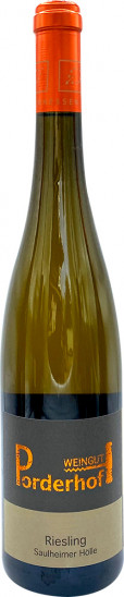 2018 Saulheimer Hölle Riesling trocken Bio - Weingut Porderhof