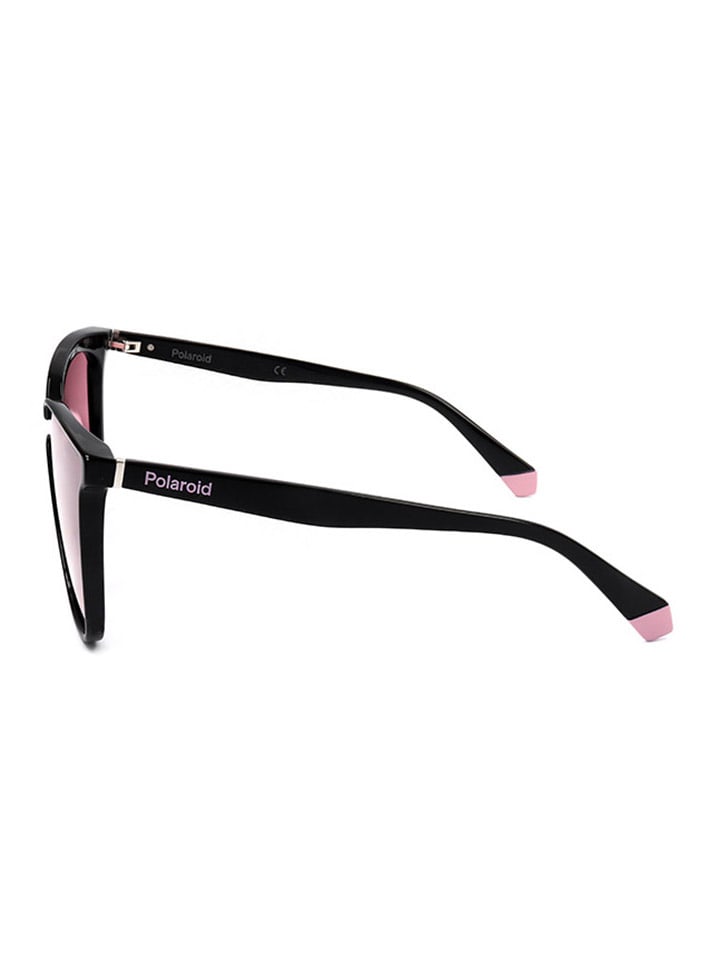 Polaroid Unisex-Sonnenbrille in Schwarz/ Pink günstig kaufen onesize