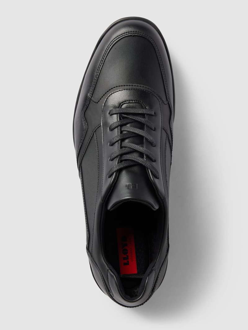 Sneaker aus Leder Modell 'BARNARD' in schwarz