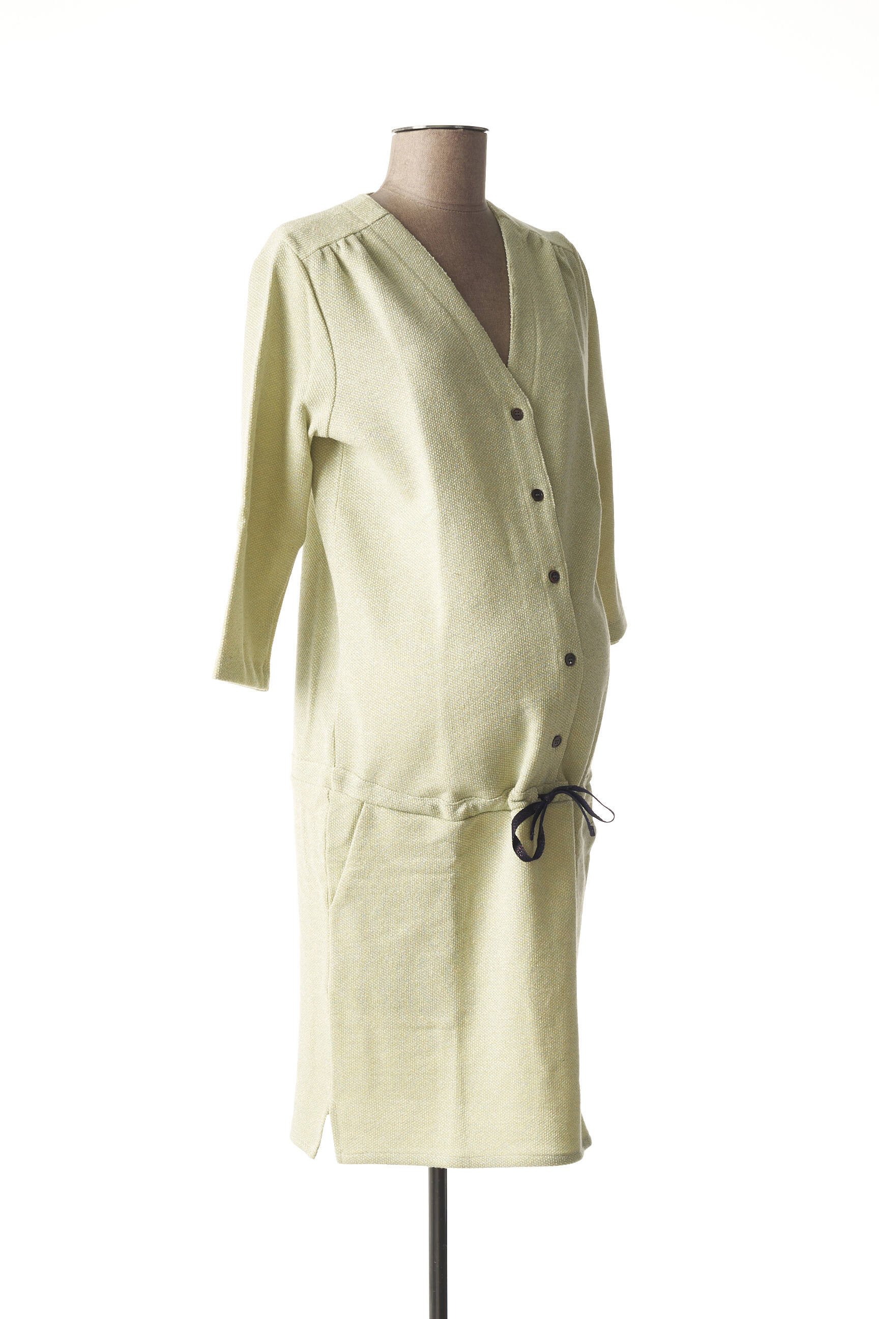 Fragile Robes Maternite Femme couleur vert