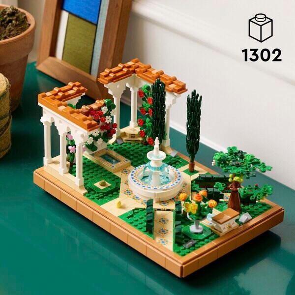 LEGO Icons 10359 Puutarha suihkulähteellä