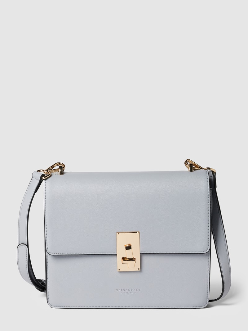 Crossbody Bag mit Klickverschluss Modell 'Birsta' in hellblau