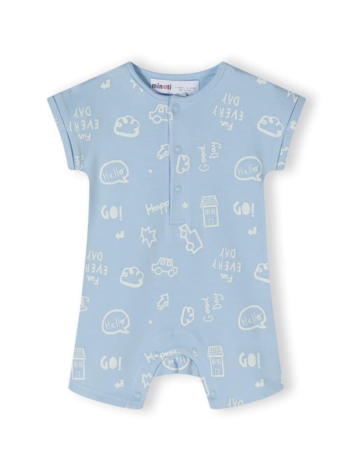 Minoti 4er. Set: Strampler 24babypack4 in hellblau günstig kaufen