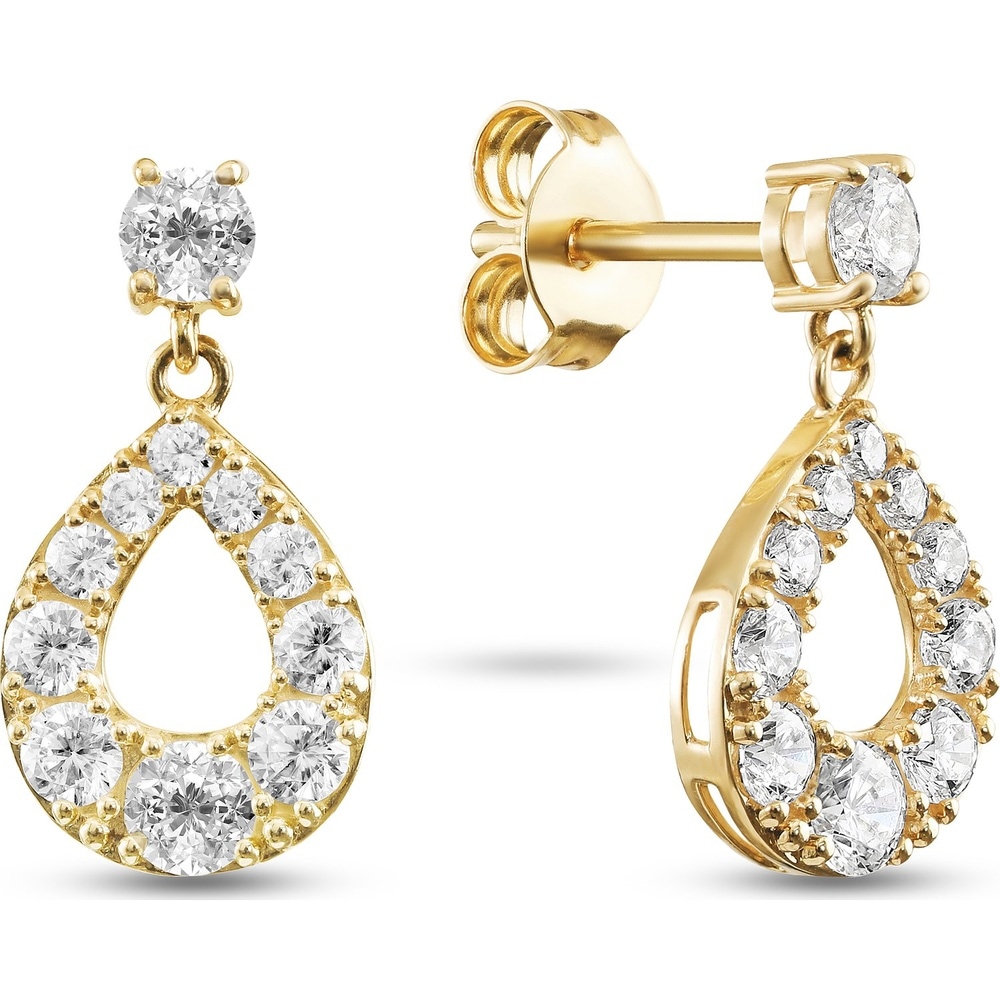 FAVS Boucles d'oreilles 375 Or jaune Boucles d'oreilles