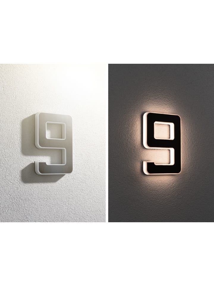 paulmann Solar LED Hausnummernleuchte  Nummer 9 günstig kaufen onesize