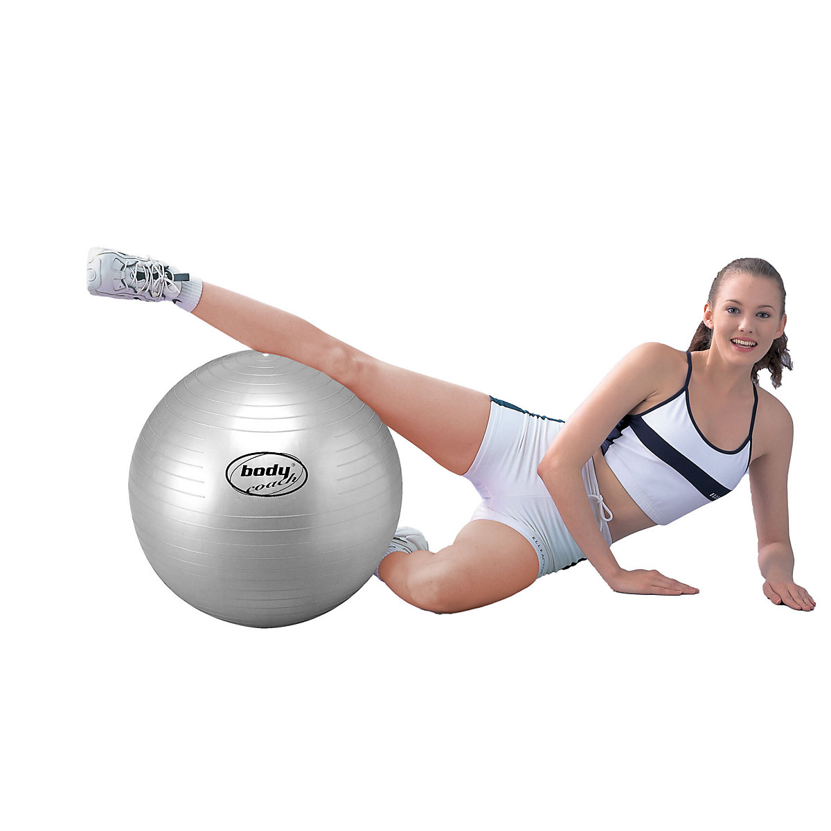Gymnastikball 75 cm Anti Burst Fitnessball & Sitzball belastbar bis 100 kg