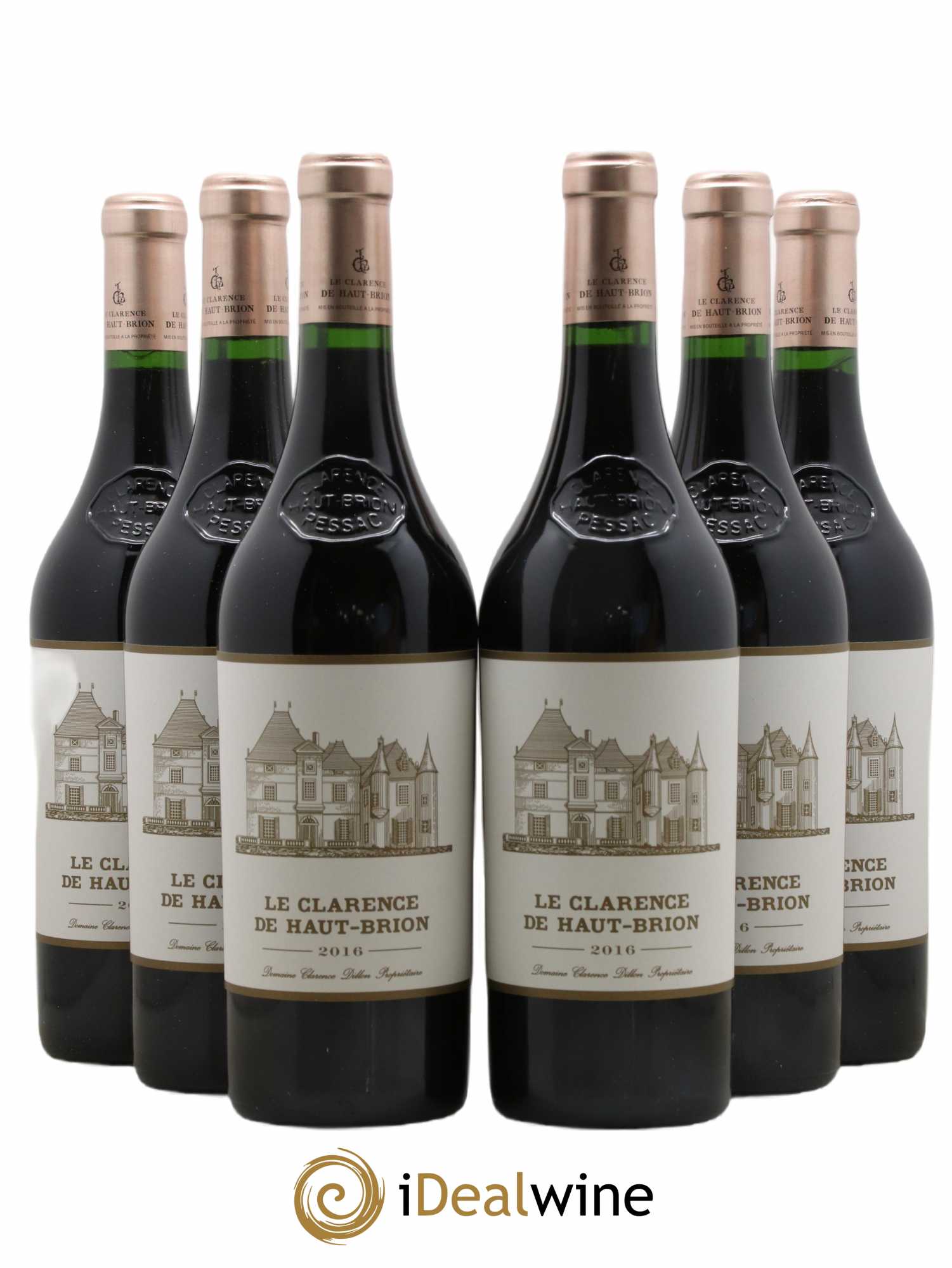 Clarence (Bahans) de Haut-Brion Second Vin  2016 - Lot de 6 Bouteilles