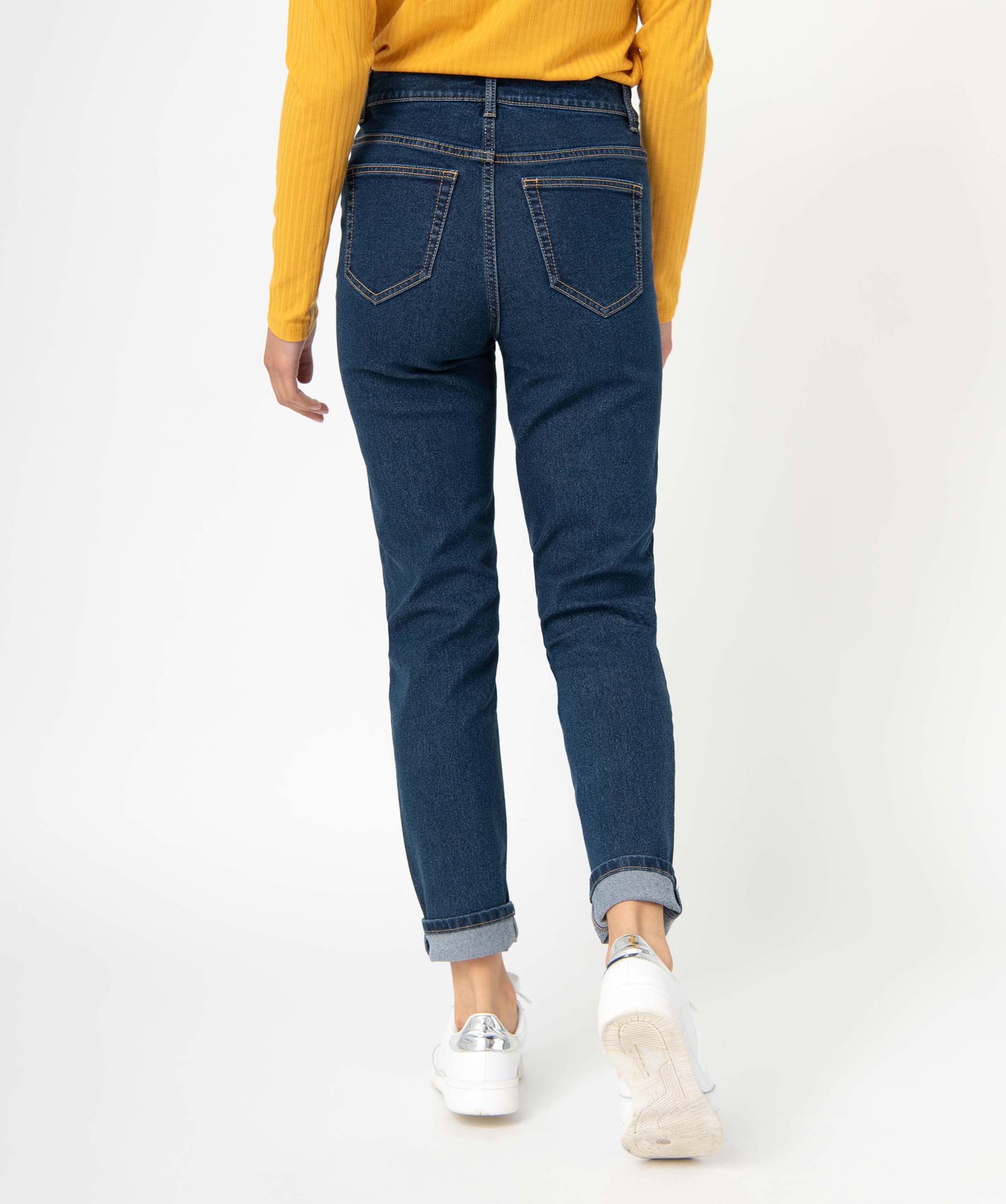 Jean femme coupe Slim taille haute – L26 brut | GEMO