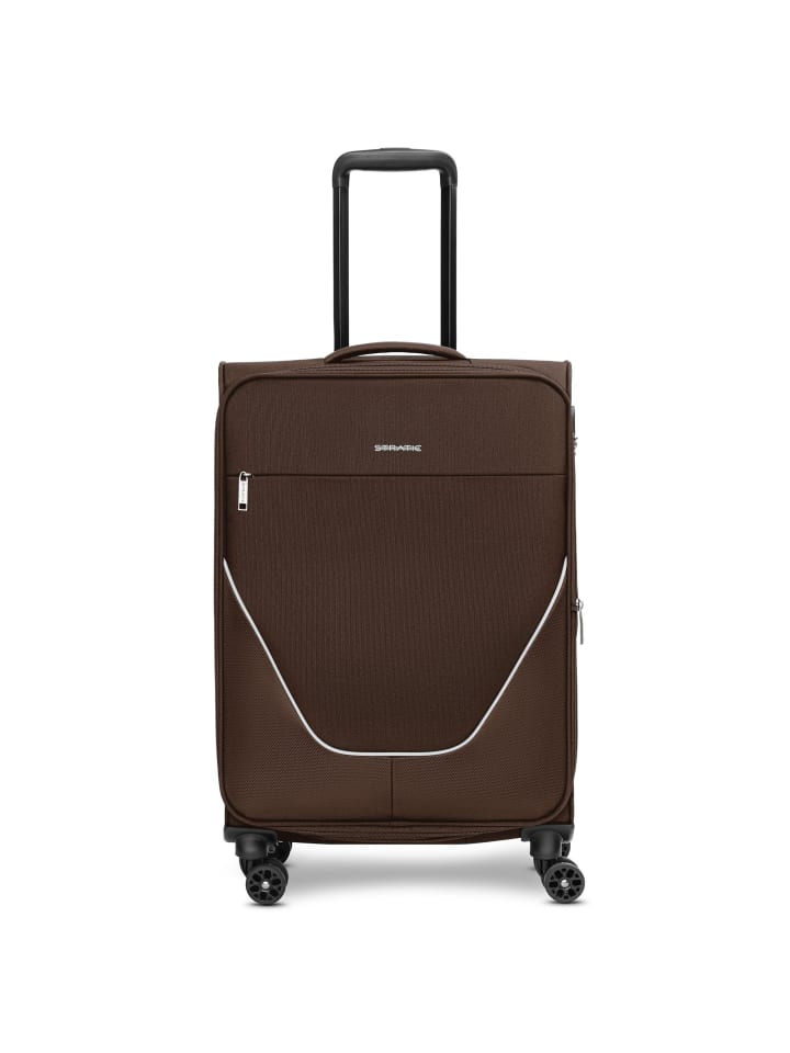 Stratic taska 4-Rollen Trolley M 65 cm mit Dehnfalte in coffee günstig kaufen onesize