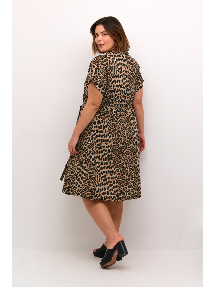 KAFFE curve Kleid KCadriana in Classic Leopard günstig kaufen